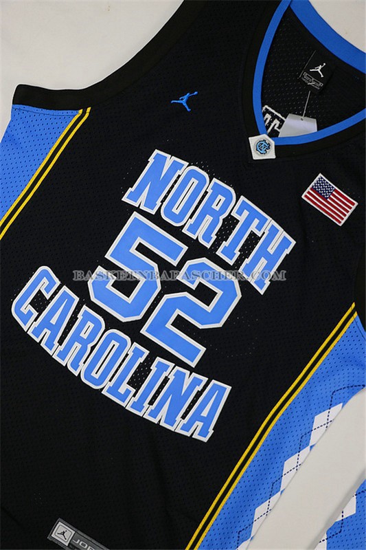 Maillot NCAA Universidad de Carolina del Norte Worthy Noir